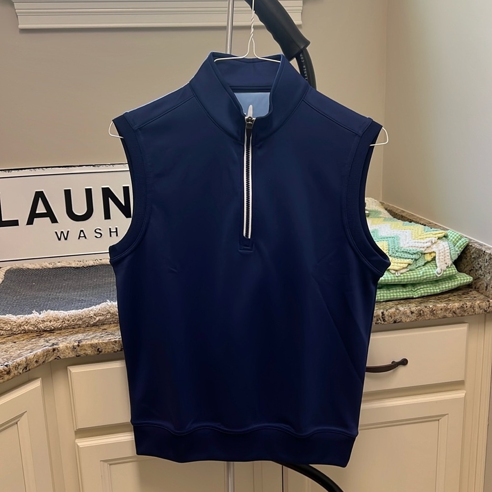 Johnnie-O 1/4 zip Vest - size small